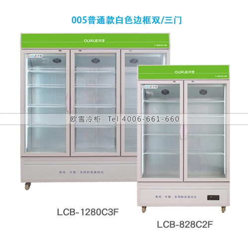 005冷藏展示柜（白边框普通款）