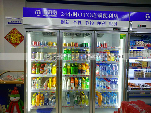 A379河南省郑州市店东家便利店饮料展示柜