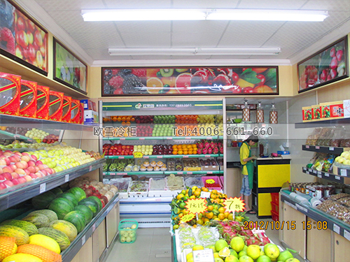 B083东莞花果园水果连锁超市水果保鲜冰柜