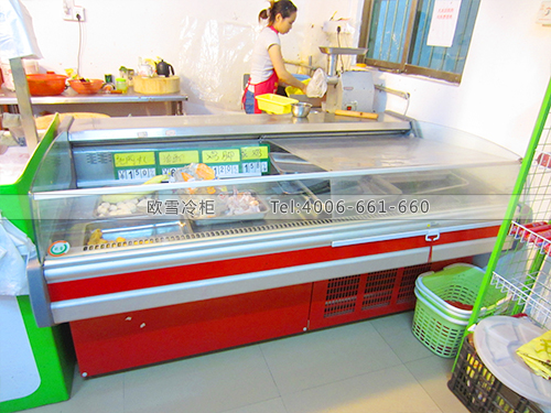 B112惠州市和合农副产品平价商店鲜肉展示柜