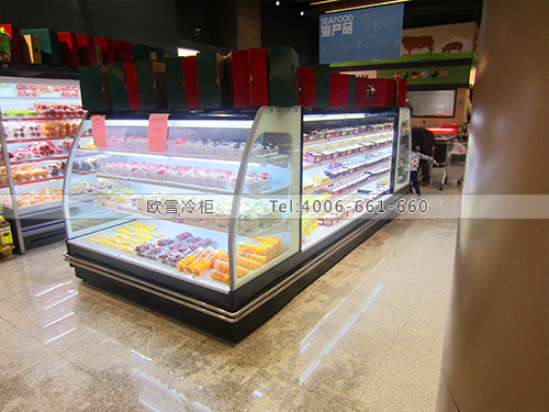 B469深圳盐田精茂进口商品展示交易中心超市冷柜