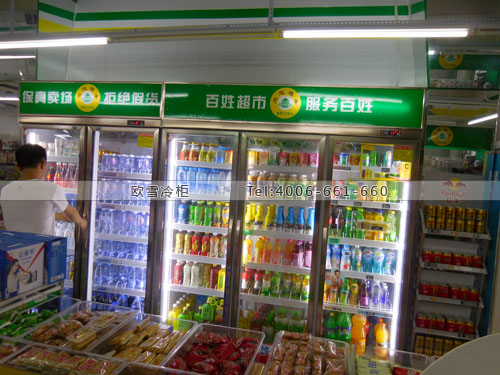 B593福建省泉州市丰泽区百姓超市饮料展示柜