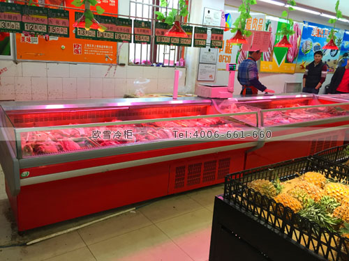 B798上海市松江区家得乐生活超市鲜肉展示柜