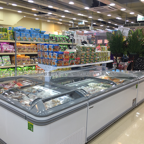 B906香港新界天喜素食超级市场冷冻展示柜