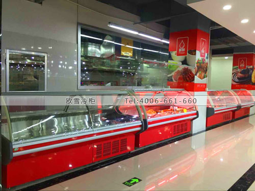 B879广东省深圳市宝安区喜加福超市熟食展示柜