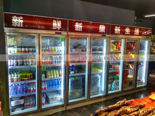 B855河北省三河市果瑞水果超市冷藏展示柜