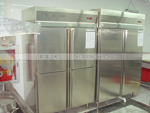 E001深圳南山你的肥牛火锅店不锈钢厨房冷柜
