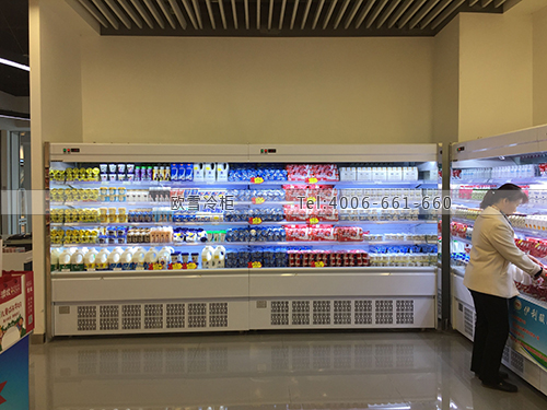 B911湖北省武汉市江汉区全球闪购超市酸奶风幕柜
