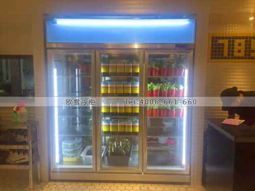 E114重庆市渝中区789重庆小火锅展示冰柜