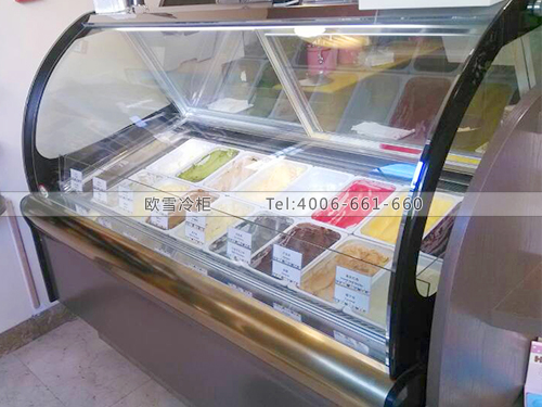 F057珠海香洲可瑞心咖啡店冰淇淋冷柜冰柜