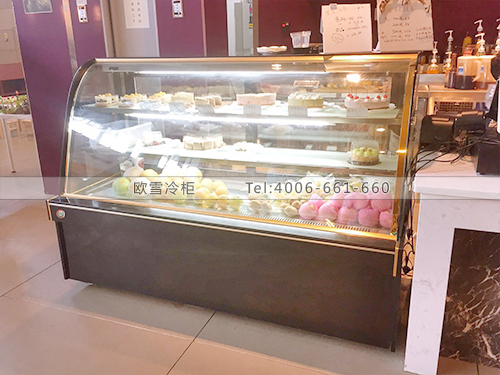 F098深圳宝安图书馆21BOOK CAFE蛋糕展示柜