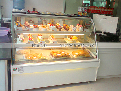 F035新疆乌鲁木齐麦利来连锁蛋糕店冷柜冰柜