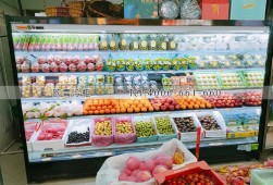 水果风幕柜-福建泉州水果专卖店3米保鲜柜选购